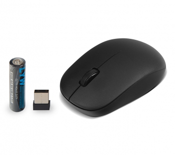 Беспроводная мышь CBR CM 401c, 1000 dpi, 3 кн., ABS-пластик, возмож, нанесения логотипа, черный (1/100) (CM 401c Black) фото 3 Беспроводная мышь CBR CM 401c, 1000 dpi, 3 кн., ABS-пластик, возмож, нанесения логотипа, черный (1/100) (CM 401c Black) фото 3