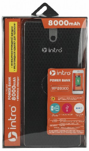 Мобильный аккумулятор WPB8000 USB зарядки_25 Intro Wireless charger+Power bank 8000 mAh, black (19/1710) (Б0033145) фото 6 Мобильный аккумулятор WPB8000 USB зарядки_25 Intro Wireless charger+Power bank 8000 mAh, black (19/1710) (Б0033145) фото 6