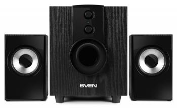 Колонки SVEN MS-107, чёрный, акустическая система 2.1, мощность(RMS): 5 Вт+2x2.5 Вт (SV-014810) фото 2 Колонки SVEN MS-107, чёрный, акустическая система 2.1, мощность(RMS): 5 Вт+2x2.5 Вт (SV-014810) фото 2