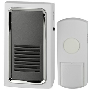 Звонок дверной ЭРА C96 беспроводной от сети белый с черным 6 мелодий (1/10/60) (Б0018973) фото 3 Звонок дверной ЭРА C96 беспроводной от сети белый с черным 6 мелодий (1/10/60) (Б0018973) фото 3