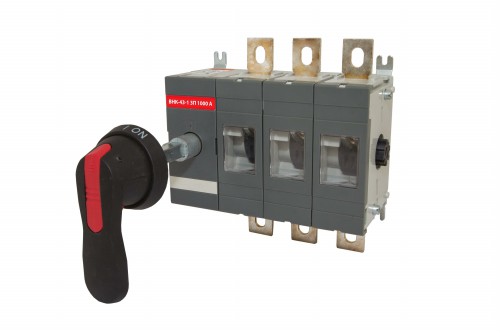 Рубильник ВНК-43-2 3П 1000А с выносной фронтальной ручкой управления и переходником 185 мм TDM (SQ0744-0218) фото 2 Рубильник ВНК-43-2 3П 1000А с выносной фронтальной ручкой управления и переходником 185 мм TDM (SQ0744-0218) фото 2