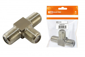 Соединитель кабеля тройник гнезда, инд. упаковка TDM (1/1000) (SQ1809-0017) Соединитель кабеля тройник гнезда, инд. упаковка TDM (1/1000) (SQ1809-0017)