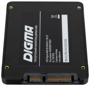 яВнутренний SSD Digma 1TB Run S9, SATA-III, R/W - 530/495 MB/s, 2.5", Silicon Motion SM2259XT, 3D TLC (DGSR2001TS93T) фото 6 яВнутренний SSD Digma 1TB Run S9, SATA-III, R/W - 530/495 MB/s, 2.5", Silicon Motion SM2259XT, 3D TLC (DGSR2001TS93T) фото 6