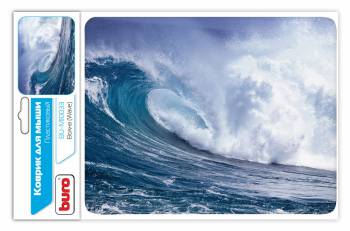 Коврик для мыши Buro BU-M10033 рисунок/волна Коврик для мыши Buro BU-M10033 рисунок/волна