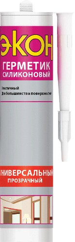 2229420 Экон Герметик Силикон. Универс.(прозрач.), 280 мл (12/1500) (Б0031017) фото 2 2229420 Экон Герметик Силикон. Универс.(прозрач.), 280 мл (12/1500) (Б0031017) фото 2