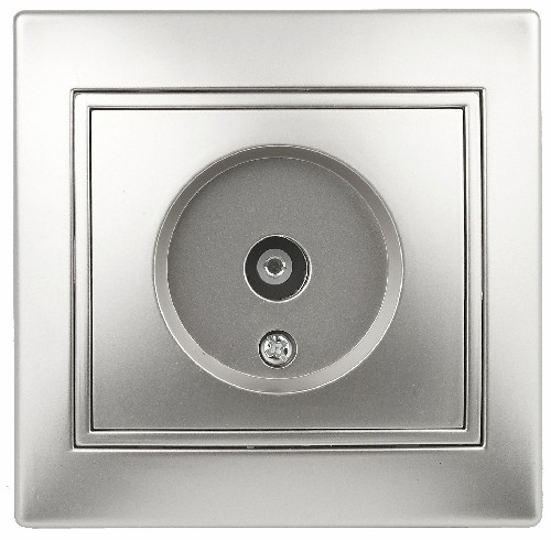 Розетка INTRO TV одиночная, скрытой установки, Plano, алюминий (1/10/200/2400) (Б0030078) фото 8 Розетка INTRO TV одиночная, скрытой установки, Plano, алюминий (1/10/200/2400) (Б0030078) фото 8