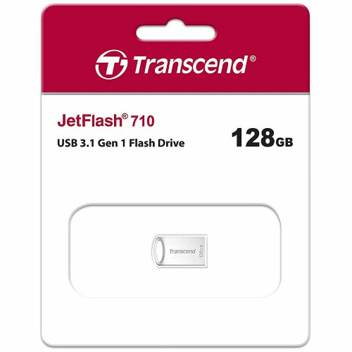 Флеш-накопитель USB 3.0 128GB Transcend JetFlash 710 металл серебро (TS128GJF710S) Флеш-накопитель USB 3.0 128GB Transcend JetFlash 710 металл серебро (TS128GJF710S)
