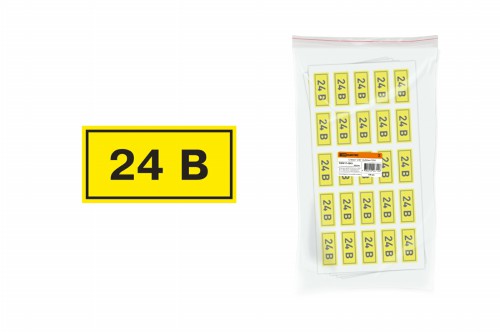 Наклейка символ "24В" 15х50мм TDM (SQ0817-0003) фото 2 Наклейка символ "24В" 15х50мм TDM (SQ0817-0003) фото 2