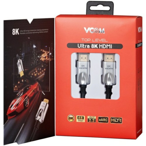 Кабель HDMI 19M/M,ver. 2.1, 8K@60 Hz 2m VCOM <CG862-2M> (1/40) Кабель HDMI 19M/M,ver. 2.1, 8K@60 Hz 2m VCOM <CG862-2M> (1/40)