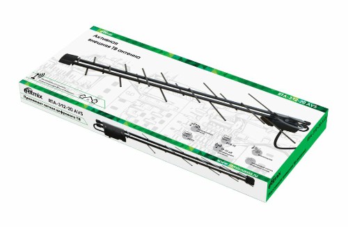 ТВ-антенна RITMIX RTA-312-20 AVS, активная, уличная,усиление до 19-33 дБ, хороший приём до 30км от ТВ вышки, FM/VHF/UHF, 87.5-108 MHz, 470-860 MHz (1/ (80001166) фото 2 ТВ-антенна RITMIX RTA-312-20 AVS, активная, уличная,усиление до 19-33 дБ, хороший приём до 30км от ТВ вышки, FM/VHF/UHF, 87.5-108 MHz, 470-860 MHz (1/ (80001166) фото 2