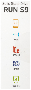 яВнутренний SSD Digma 512GB Run S9, SATA-III, R/W - 520/475 MB/s, 2.5", Silicon Motion SM2259XT, 3D TLC (DGSR2512GS93T) фото 10 яВнутренний SSD Digma 512GB Run S9, SATA-III, R/W - 520/475 MB/s, 2.5", Silicon Motion SM2259XT, 3D TLC (DGSR2512GS93T) фото 10