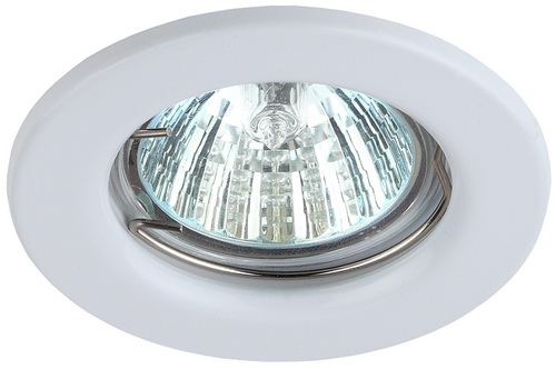 Светильник ЭРА ST1 WH штампованный MR16 12V/220V 50W белый (100/3000) (C0043797) Светильник ЭРА ST1 WH штампованный MR16 12V/220V 50W белый (100/3000) (C0043797)