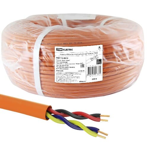 Кабель TDM силовой КПСнг(А)-FRLS 2х2х1,5 мм² (200м) (SQ0114-0019) Кабель TDM силовой КПСнг(А)-FRLS 2х2х1,5 мм² (200м) (SQ0114-0019)