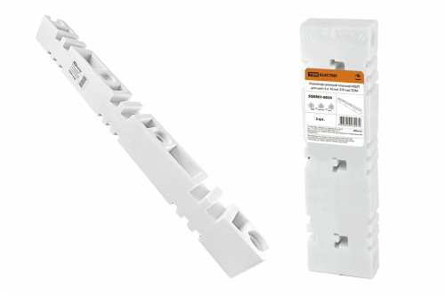 Изолятор шинный плоский ИШП для шин 5 и 10 мм 370 мм TDM (SQ0807-0020) фото 2 Изолятор шинный плоский ИШП для шин 5 и 10 мм 370 мм TDM (SQ0807-0020) фото 2