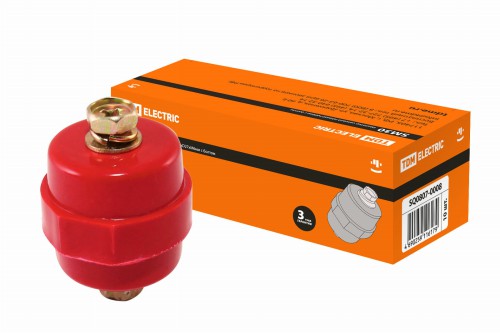 Изолятор SM30 силовой Н30хD27хМ6мм с болтом TDM (SQ0807-0008) фото 3 Изолятор SM30 силовой Н30хD27хМ6мм с болтом TDM (SQ0807-0008) фото 3