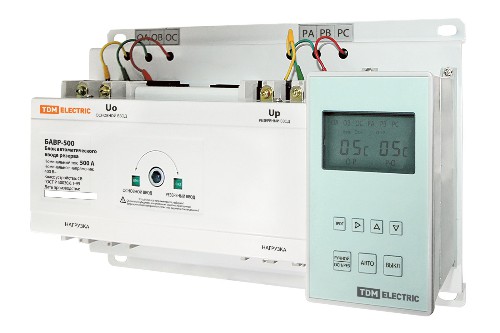 Блок автоматического ввода резерва БАВР 3П 500/500А TDM (SQ0743-0006) Блок автоматического ввода резерва БАВР 3П 500/500А TDM (SQ0743-0006)