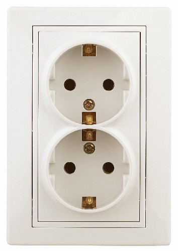 Розетка INTRO 2X2P+E Schuko, 16АХ-250В, скрытой установки, Plano, сл.кость (1/10/100/1200) (Б0027616) фото 8 Розетка INTRO 2X2P+E Schuko, 16АХ-250В, скрытой установки, Plano, сл.кость (1/10/100/1200) (Б0027616) фото 8