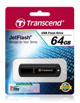Флеш-накопитель USB 64GB Transcend JetFlash 350 чёрный (TS64GJF350) фото 2 Флеш-накопитель USB 64GB Transcend JetFlash 350 чёрный (TS64GJF350) фото 2