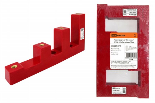 Изолятор SM "Лесенка" 900А 18кВ 4х40мм TDM (SQ0807-0017) фото 2 Изолятор SM "Лесенка" 900А 18кВ 4х40мм TDM (SQ0807-0017) фото 2