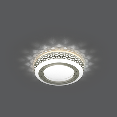 Светильник светодиодный GAUSS Backlight BL085 Кругл. Хром/Белый, Gu5.3, 3W, 3000K 1/30 Светильник светодиодный GAUSS Backlight BL085 Кругл. Хром/Белый, Gu5.3, 3W, 3000K 1/30