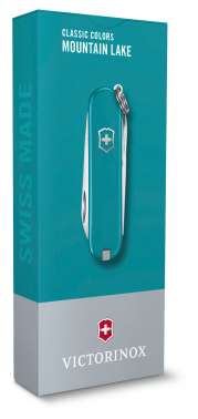 Нож перочинный Victorinox Classic Mountain Lake, 58 мм., 7 функций (карт. коробка) (0.6223.23G) фото 4 Нож перочинный Victorinox Classic Mountain Lake, 58 мм., 7 функций (карт. коробка) (0.6223.23G) фото 4