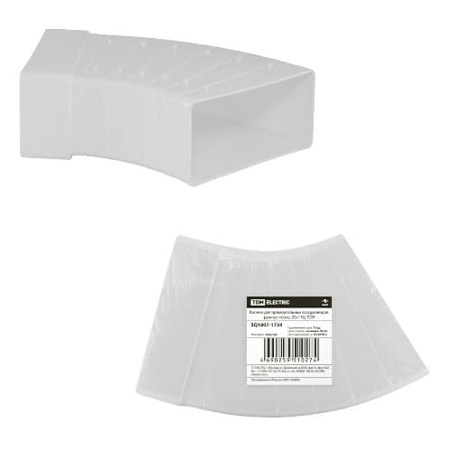 Колено для прямоугольных воздуховодов разноугловое, 55х110, TDM (1/1/45) (SQ1807-1734) Колено для прямоугольных воздуховодов разноугловое, 55х110, TDM (1/1/45) (SQ1807-1734)