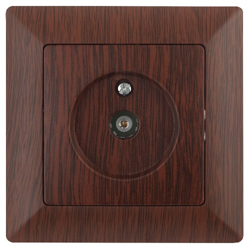 Розетка INTRO TV одиночная, СУ, Solo, венге (10/200/3600) 4-301-10 (Б0043373) Розетка INTRO TV одиночная, СУ, Solo, венге (10/200/3600) 4-301-10 (Б0043373)
