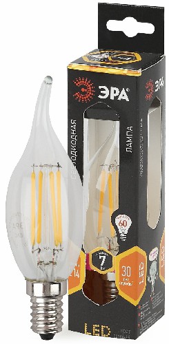 Лампа светодиодная ЭРА F-LED BXS-7W-827-E14 Е14 / Е14 7Вт филамент свеча на ветру теплый белый свет (1/100) (Б0027944) фото 8 Лампа светодиодная ЭРА F-LED BXS-7W-827-E14 Е14 / Е14 7Вт филамент свеча на ветру теплый белый свет (1/100) (Б0027944) фото 8