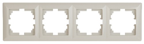 Рамка INTRO на 4 поста, СУ, Solo, сл.кость (14/140/1680) 4-504-02 (Б0043425) Рамка INTRO на 4 поста, СУ, Solo, сл.кость (14/140/1680) 4-504-02 (Б0043425)