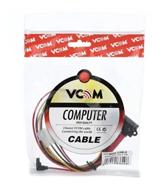 Переходник molex+SATA/SATA, 15pin+7pin, (длина инт - 45см, питание - 15см) VCOM <VHC7702> (1/250) фото 2 Переходник molex+SATA/SATA, 15pin+7pin, (длина инт - 45см, питание - 15см) VCOM <VHC7702> (1/250) фото 2