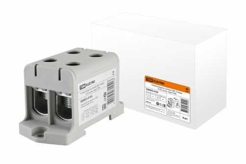 Клемма вводная силовая КВС 4 ввода 16-95 кв.мм. серая TDM (1/72) (SQ0833-0104) фото 2 Клемма вводная силовая КВС 4 ввода 16-95 кв.мм. серая TDM (1/72) (SQ0833-0104) фото 2