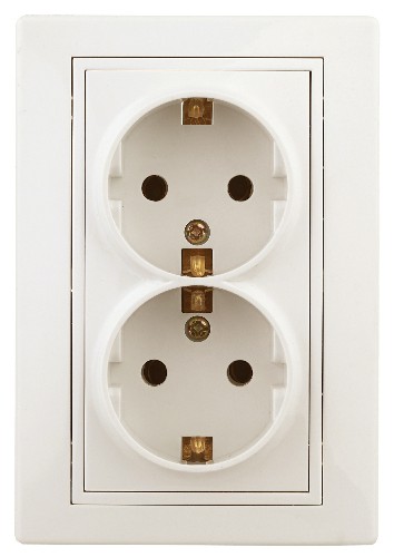 Розетка INTRO 2X2P+E Schuko, 16АХ-250В, скрытой установки, Plano, сл.кость (1/10/100/1200) (Б0027616) фото 5 Розетка INTRO 2X2P+E Schuko, 16АХ-250В, скрытой установки, Plano, сл.кость (1/10/100/1200) (Б0027616) фото 5