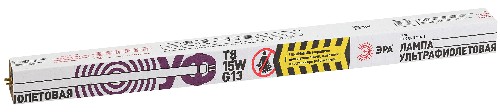 Лампа ЭРА UV-С ДБ 15 Т8 G13 люминесцентная бактерицидная ультрафиолетовая T8/15W (25/1350) (Б0048972) фото 4 Лампа ЭРА UV-С ДБ 15 Т8 G13 люминесцентная бактерицидная ультрафиолетовая T8/15W (25/1350) (Б0048972) фото 4