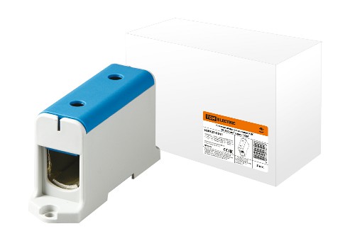 Клемма вводная силовая КВС 35-240 кв.мм. синяя TDM (1/60) (SQ0833-0011) Клемма вводная силовая КВС 35-240 кв.мм. синяя TDM (1/60) (SQ0833-0011)