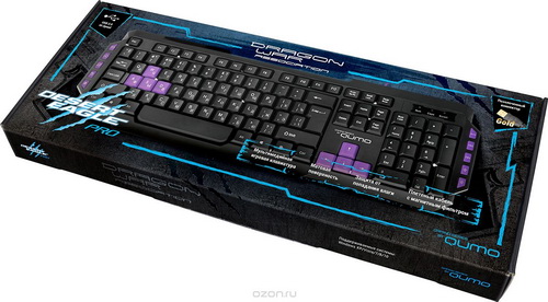 Клавиатура проводная QUMO Dragon War Desert Eagle PRO, 104+10 клавиш, черная (21742) Клавиатура проводная QUMO Dragon War Desert Eagle PRO, 104+10 клавиш, черная (21742)