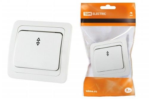 Переключатель скрытая установка, на 2 направления 1-кл. 10А белый "Валдай" TDM (SQ1804-0003) фото 2 Переключатель скрытая установка, на 2 направления 1-кл. 10А белый "Валдай" TDM (SQ1804-0003) фото 2