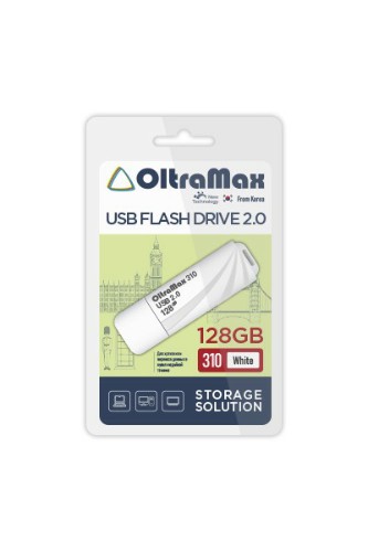 Флеш-накопитель USB 128GB OltraMax 310 белый (OM-128GB-310-White) Флеш-накопитель USB 128GB OltraMax 310 белый (OM-128GB-310-White)