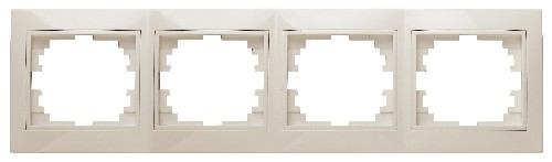 Рамка INTRO на 4 поста гор., скрытой установки, Plano, сл.кость (1/14/280/1680) (Б0027630) фото 5 Рамка INTRO на 4 поста гор., скрытой установки, Plano, сл.кость (1/14/280/1680) (Б0027630) фото 5