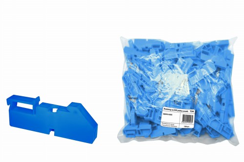 Изолятор на DIN рейку синий TDM (SQ0810-0002) фото 2 Изолятор на DIN рейку синий TDM (SQ0810-0002) фото 2