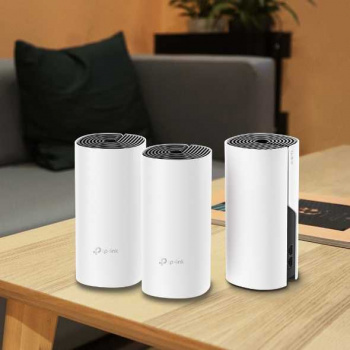 Mesh-комплект TP-LINK Deco M4 (DECO M4(3-PACK), AC1200, бесшовный, 10/100/1000BASE-TX (упак.:3шт), белый (1/4) фото 5 Mesh-комплект TP-LINK Deco M4 (DECO M4(3-PACK), AC1200, бесшовный, 10/100/1000BASE-TX (упак.:3шт), белый (1/4) фото 5