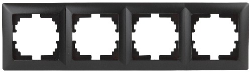 Рамка INTRO на 4 поста, СУ, Solo, антрацит (14/140/1680) 4-504-05 (Б0043428) Рамка INTRO на 4 поста, СУ, Solo, антрацит (14/140/1680) 4-504-05 (Б0043428)