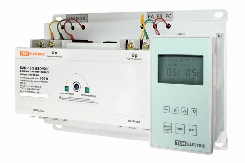 Блок автоматического ввода резерва БАВР 3П 630/500А TDM (SQ0743-0018) фото 2 Блок автоматического ввода резерва БАВР 3П 630/500А TDM (SQ0743-0018) фото 2