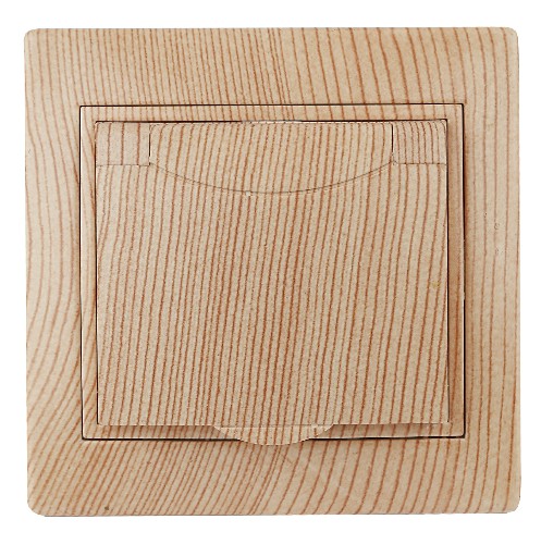 Розетка INTRO 2P+E Schuko с крышкой, 16АХ-250В, скрытой установки, Plano, сосна (1/10/100/2500) (Б0030065) Розетка INTRO 2P+E Schuko с крышкой, 16АХ-250В, скрытой установки, Plano, сосна (1/10/100/2500) (Б0030065)