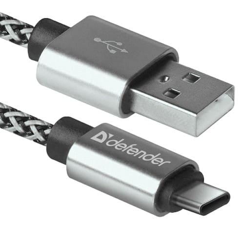 Кабель DEFENDER USB08-03T PRO USB2.0, белый, AM-MicroBM, 1m, 2.1A (1/100) (87803) Кабель DEFENDER USB08-03T PRO USB2.0, белый, AM-MicroBM, 1m, 2.1A (1/100) (87803)