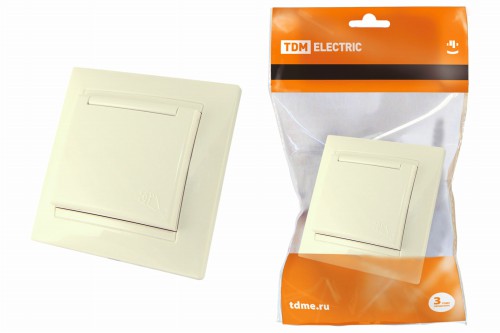 Розетка скрытая установка, 2П+З 16А 250В с защ. шт. с крышкой сл. кость "Лама" TDM (SQ1815-0114) фото 2 Розетка скрытая установка, 2П+З 16А 250В с защ. шт. с крышкой сл. кость "Лама" TDM (SQ1815-0114) фото 2