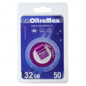 Флеш-накопитель USB 32GB OltraMax 50 фиолетовый (OM-32GB-50-Dark Violet) фото 4 Флеш-накопитель USB 32GB OltraMax 50 фиолетовый (OM-32GB-50-Dark Violet) фото 4