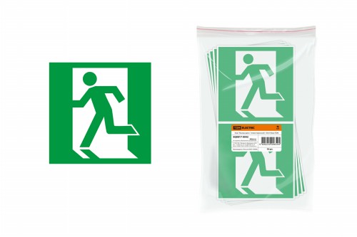 Знак "Выход здесь" (левосторонний) 150х150мм TDM (SQ0817-0042) фото 2 Знак "Выход здесь" (левосторонний) 150х150мм TDM (SQ0817-0042) фото 2