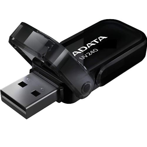 Флеш-накопитель USB 64GB A-Data UV240 чёрный (AUV240-64G-RBK) Флеш-накопитель USB 64GB A-Data UV240 чёрный (AUV240-64G-RBK)