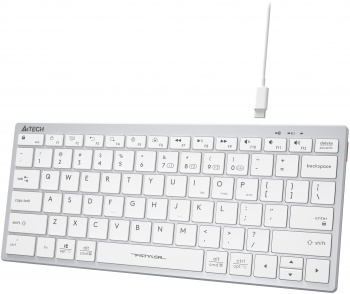 Клавиатура беспроводная A4Tech Fstyler FBX51C белый USB BT/Radio slim Multimedia (FBX51C WHITE) (1/20) фото 5 Клавиатура беспроводная A4Tech Fstyler FBX51C белый USB BT/Radio slim Multimedia (FBX51C WHITE) (1/20) фото 5