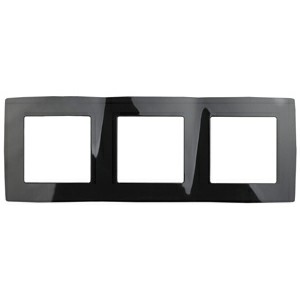 Рамка ЭРА серии ЭРА 12 скрытой установки на 3 поста чёрный (1/15/150/2400) (Б0014766) Рамка ЭРА серии ЭРА 12 скрытой установки на 3 поста чёрный (1/15/150/2400) (Б0014766)